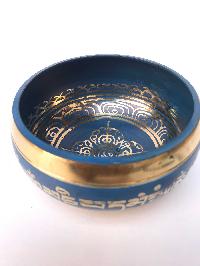 [third Eye Chakra], Singing Bowl With [double Dorje]