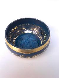 [third Eye Chakra], Singing Bowl With [pancha Buddha Embossed]