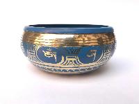 [third Eye Chakra], Singing Bowl With [om Mani Padme Hum Embossed]