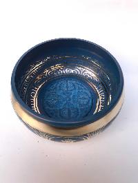 [third Eye Chakra], Singing Bowl With [double Dorje]