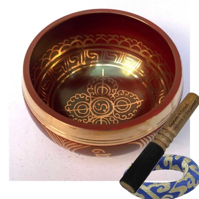 [root Chakra], Singing Bowl With [double Dorje]