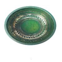 [heart Chakra], Singing Bowl With [ashtamangala], In[green]