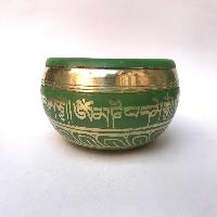 [heart Chakra], Singing Bowl With [ashtamangala], In[green]