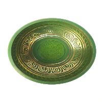 [heart Chakra], Singing Bowl With [ashtamangala], In[green]