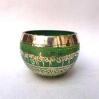 [heart Chakra], Singing Bowl With [buddha Eye], In[green]