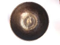 Hand Beaten Bronze Singing Bowl With [etching Carving]