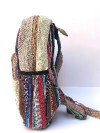 Natural Hemp Backpack Bag