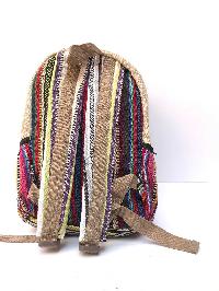 Natural Hemp Backpack Bag