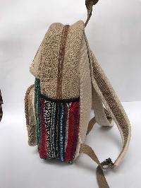 Natural Hemp Backpack Bag