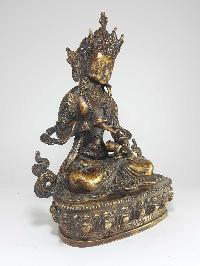 Buddhist Handmade Statue Of Vajrasattva, Good Quality, [bronze Antique Finishing]