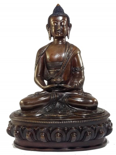 Tibetan Statue Of Amitabha Buddha [oxidized]