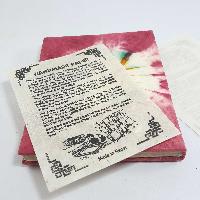 [tie Dye], Lokta Paper [small] Notebook, [40 Pages], [tie Dye], Dark Pink