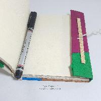 Folding Lokta Paper [small] Notebook, [40 Pages], Patchwork, [patchwork]