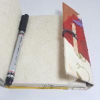 Folding Lokta Paper [small] Notebook, [40 Pages], Patchwork V2, [patchwork]
