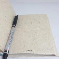 Mithila Design, Lokta Paper [small] Notebook, [40 Pages],2 Elephant, [mithila Art]