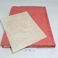 Mithila Design, Lokta Paper [medium] Notebook, [45 Pages], 2 Elephant, [mithila Art]