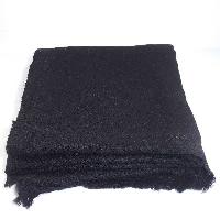 Pashmina Shawl, Nepali Handmade Shawl, In Four Ply Wool, Color Dye [black Color]