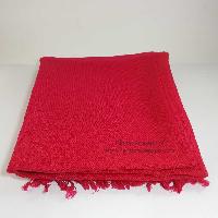 Pashmina Shawl, Nepali Handmade Shawl, In Four Ply Wool, Color Dye [red Color]