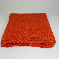 Pashmina Shawl, Nepali Handmade Shawl, In Four Ply Wool, Color Dye [orange Color]