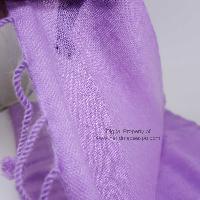 Pashmina Shawl, Nepali Handmade Shawl, In Four Ply Wool, Color Dye [purple Color]