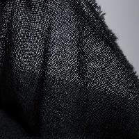Pashmina Shawl, Nepali Handmade Shawl, In Four Ply Wool, Color Dye [black Color]