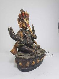 Statue Of Ganesh, [antique Finishing]