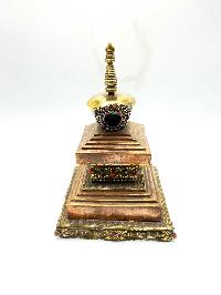 Tibetan Statue Stupa Made By Copper Sheet