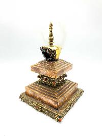 Tibetan Statue Stupa Made By Copper Sheet