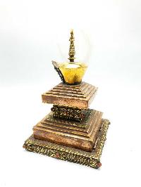 Tibetan Statue Stupa Made By Copper Sheet