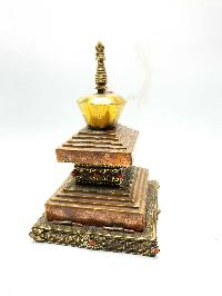 Tibetan Statue Stupa Made By Copper Sheet