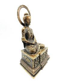 Tibetan Statue Of Fasting Buddha [oxidized]
