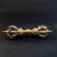 Good Quality 9 Point Vajra Dorje, [gold And Silver Plated]