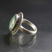 Turquoise Silver Ring [old Tibetan Turquoise]