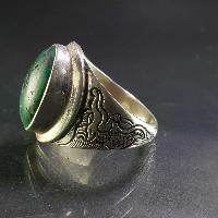 Turquoise Silver Ring [old Tibetan Turquoise]