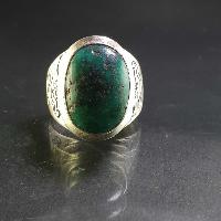 Turquoise Silver Ring [old Tibetan Turquoise]