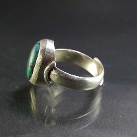 Turquoise Silver Ring [old Tibetan Turquoise]