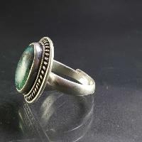 Turquoise Silver Ring [old Tibetan Turquoise]