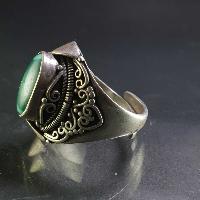 Turquoise Silver Ring [old Tibetan Turquoise]