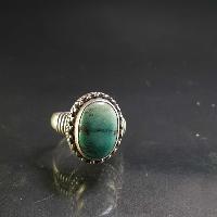 Turquoise Silver Ring [old Tibetan Turquoise]