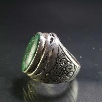 Turquoise Silver Ring [old Tibetan Turquoise]