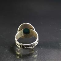 Turquoise Silver Ring [old Tibetan Turquoise]