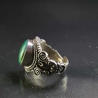 Turquoise Silver Ring [old Tibetan Turquoise]