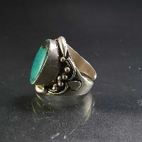 Turquoise Silver Ring [old Tibetan Turquoise]