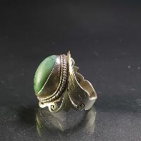 Turquoise Silver Ring [old Tibetan Turquoise]