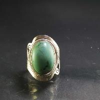 Turquoise Silver Ring [old Tibetan Turquoise]