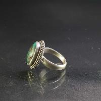 Turquoise Silver Ring [old Tibetan Turquoise]