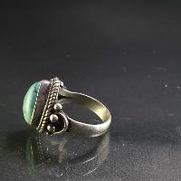 Turquoise Silver Ring [old Tibetan Turquoise]