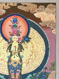 Tibetan Thangka Of 1000 Arm Avalokiteshvara