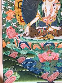 Tibetan Thangka Of White Tara