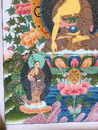 Tibetan Thangka Of Shakyamuni Buddha